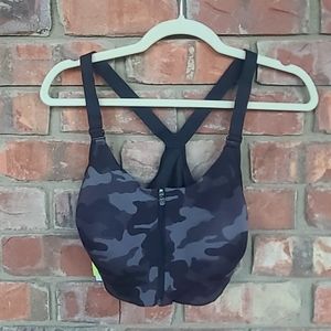 NWT All In Motion Camo Sports Bra 34DD